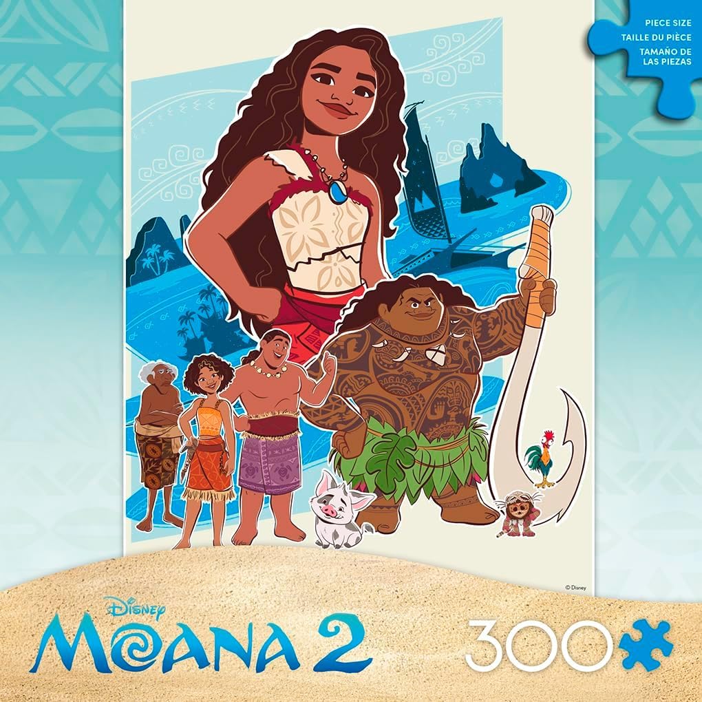 Amazon | Ceaco - ディズニー - モアナ2 - オーシャン イラスト - 300